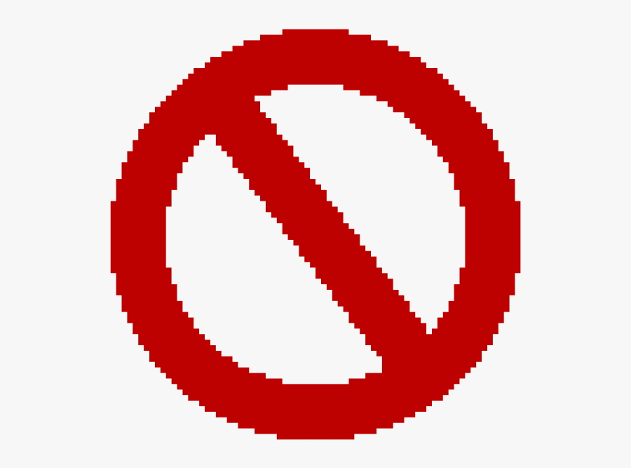 Find Sign Clip Art Of Blank No Symbols A Circle With - Sharingan Pixel Art Naruto, Transparent Clipart