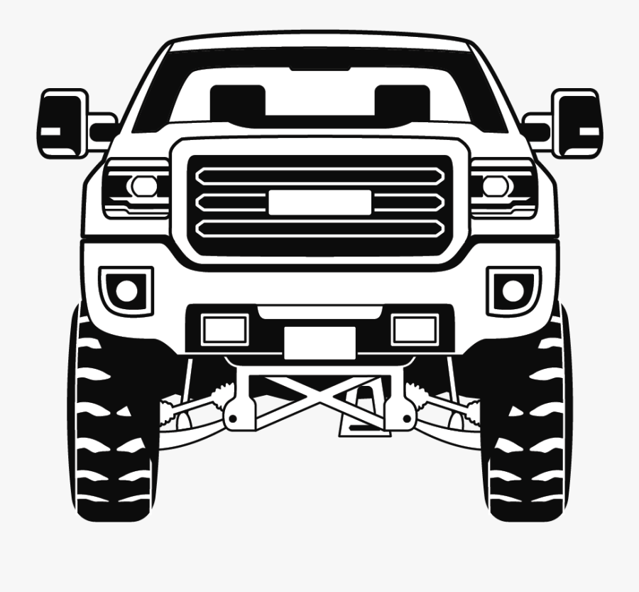 Gm Suspension - Lifted Chevy Truck Drawings , Free Transparent Clipart - Cl...