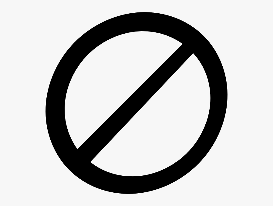 No Clipart Png - Black And White Clipart No, Transparent Clipart