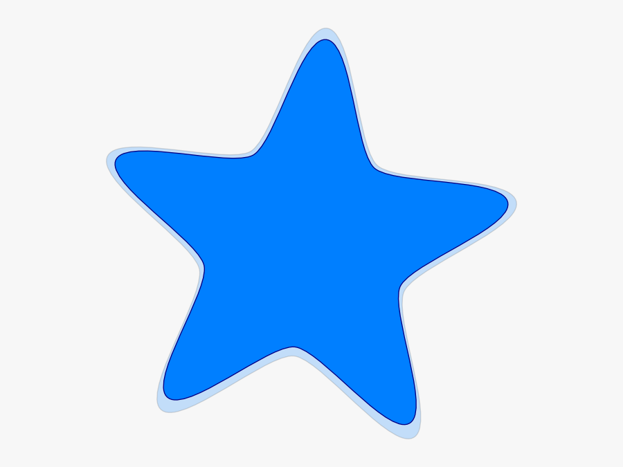 Blue Star Free Clipart - Light Blue Star Clipart, Transparent Clipart