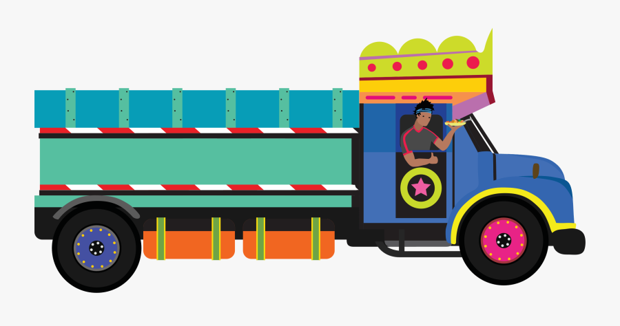 Chaat Food Cart Illustration - Clipart Indian Truck Png, Transparent Clipart