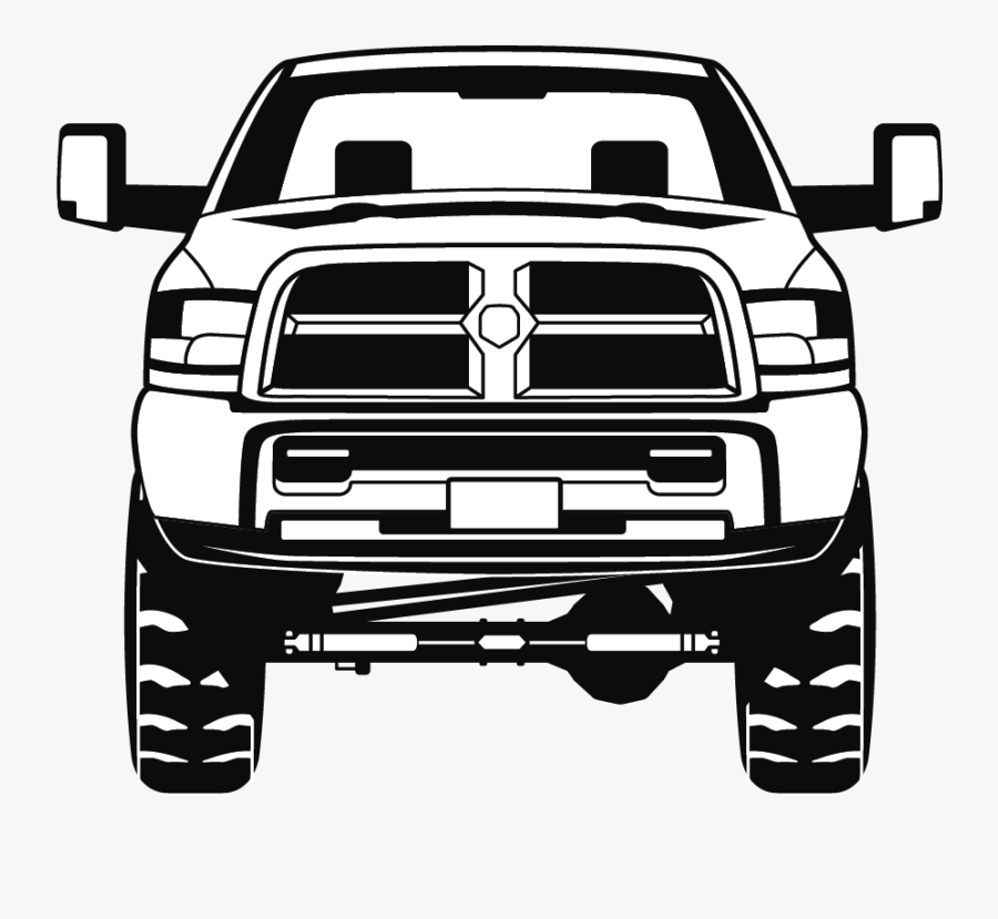 Ram Suspension - Lifted Dodge Truck Clipart, Transparent Clipart