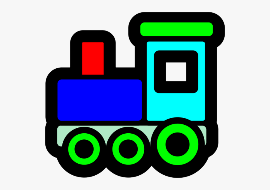 Toy Train Cliparts - Little Train Song, Transparent Clipart