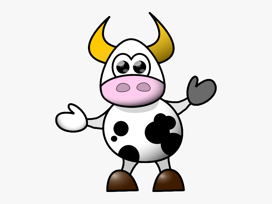 Cow Cartoon, Transparent Clipart
