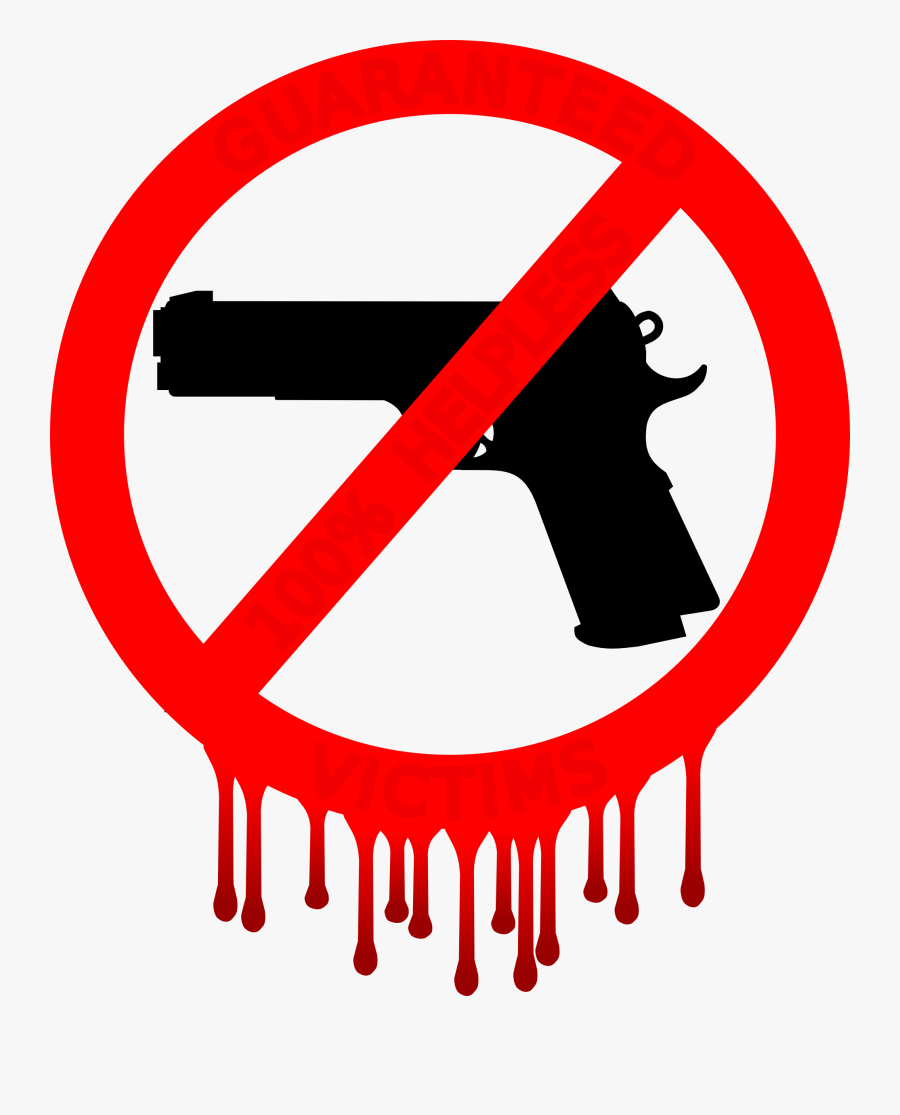 I Hate Guns Fish - Stop Gun Violence Logo, Transparent Clipart