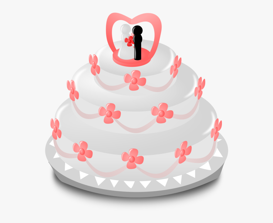 Wedding Cake Vector Png, Transparent Clipart