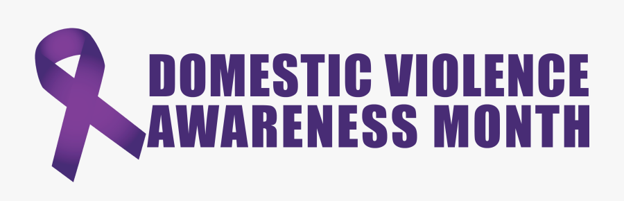 Clip Art October Is Awareness Month - Lilac, Transparent Clipart