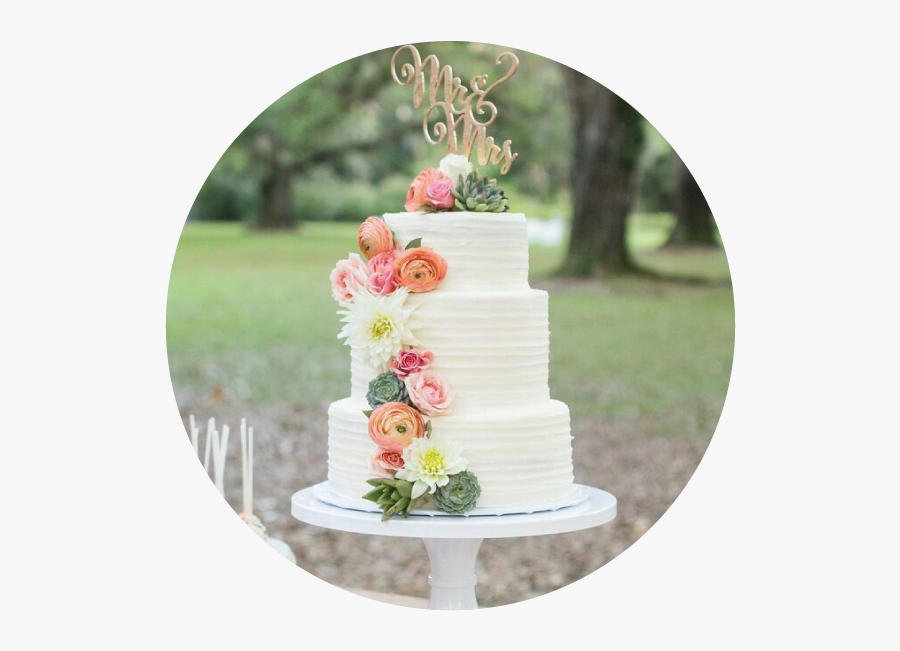 Transparent 3 Tier Cake Clipart - Wedding Cake, Transparent Clipart