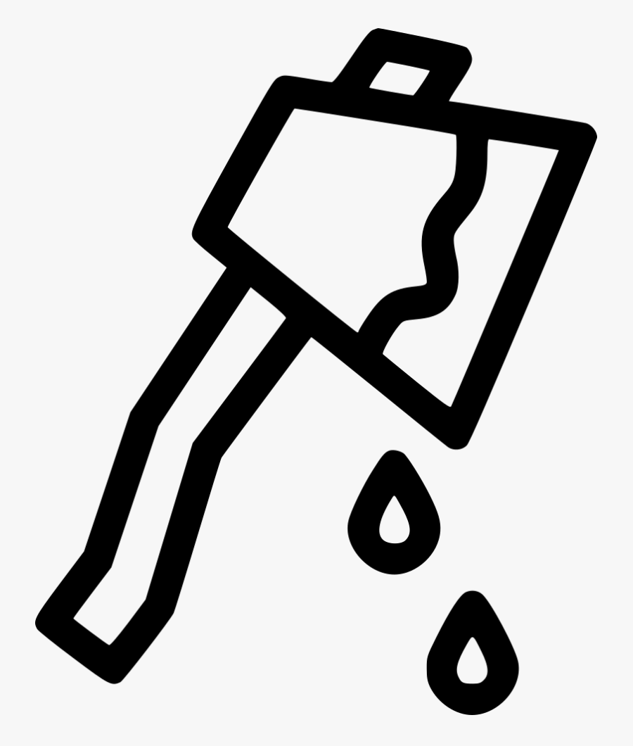 Axe Kill Blood Violence Horror Comments - Violence White Icon Png, Transparent Clipart