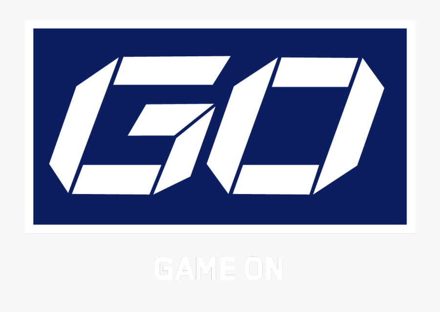 Game On Logo White Border, Transparent Clipart
