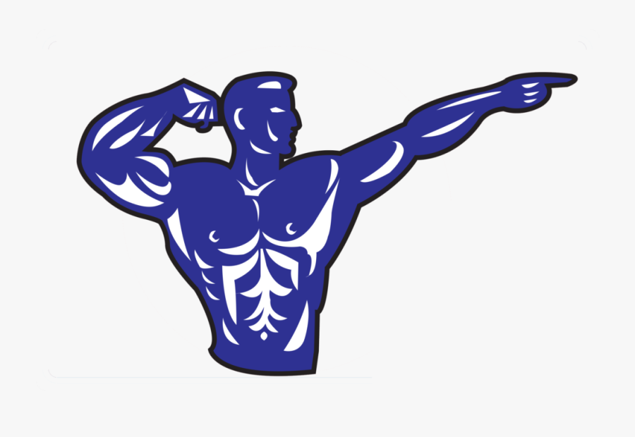 Hustle - Body Builder Out Line, Transparent Clipart