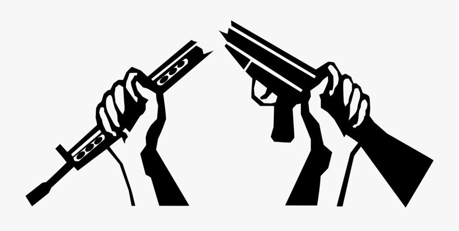 Transparent Gun Vector Png - Gun Violence Png, Transparent Clipart