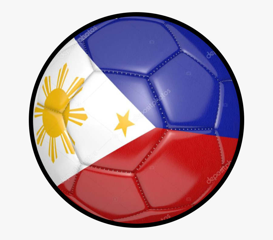 Transparent Filipino Clipart - Philippines Flag Soccer Ball, Transparent Clipart