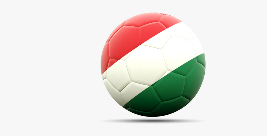 Hungary Flag Football - Honduras Flag Soccer Ball, Transparent Clipart