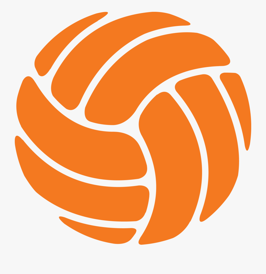 Red Volleyball Clipart, Transparent Clipart