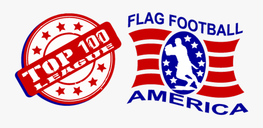 2017 Flag Football America Top 100 Adult League Rankings - Emblem, Transparent Clipart