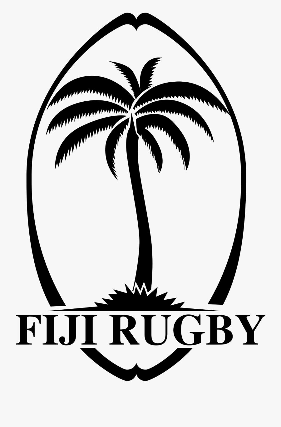 Fiji Rugby Logo - Fiji National Rugby Union Team, Transparent Clipart