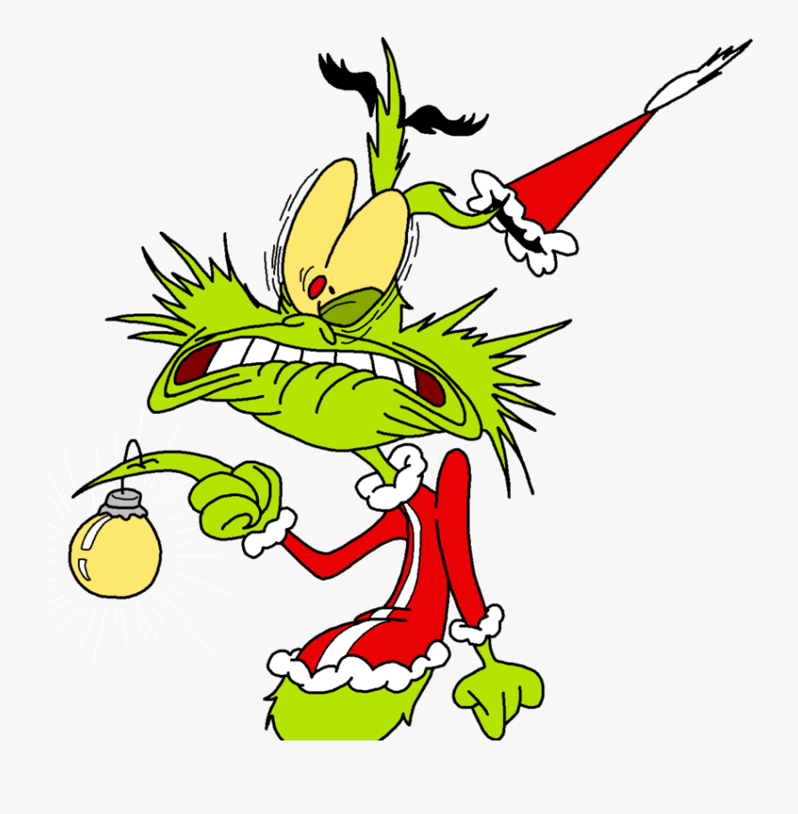 Grinch Face Vector - Grinch Cartoon Png, Transparent Clipart