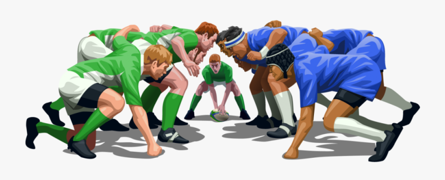 Rugby Scrum 2015 - Rugby Star Online Slot, Transparent Clipart