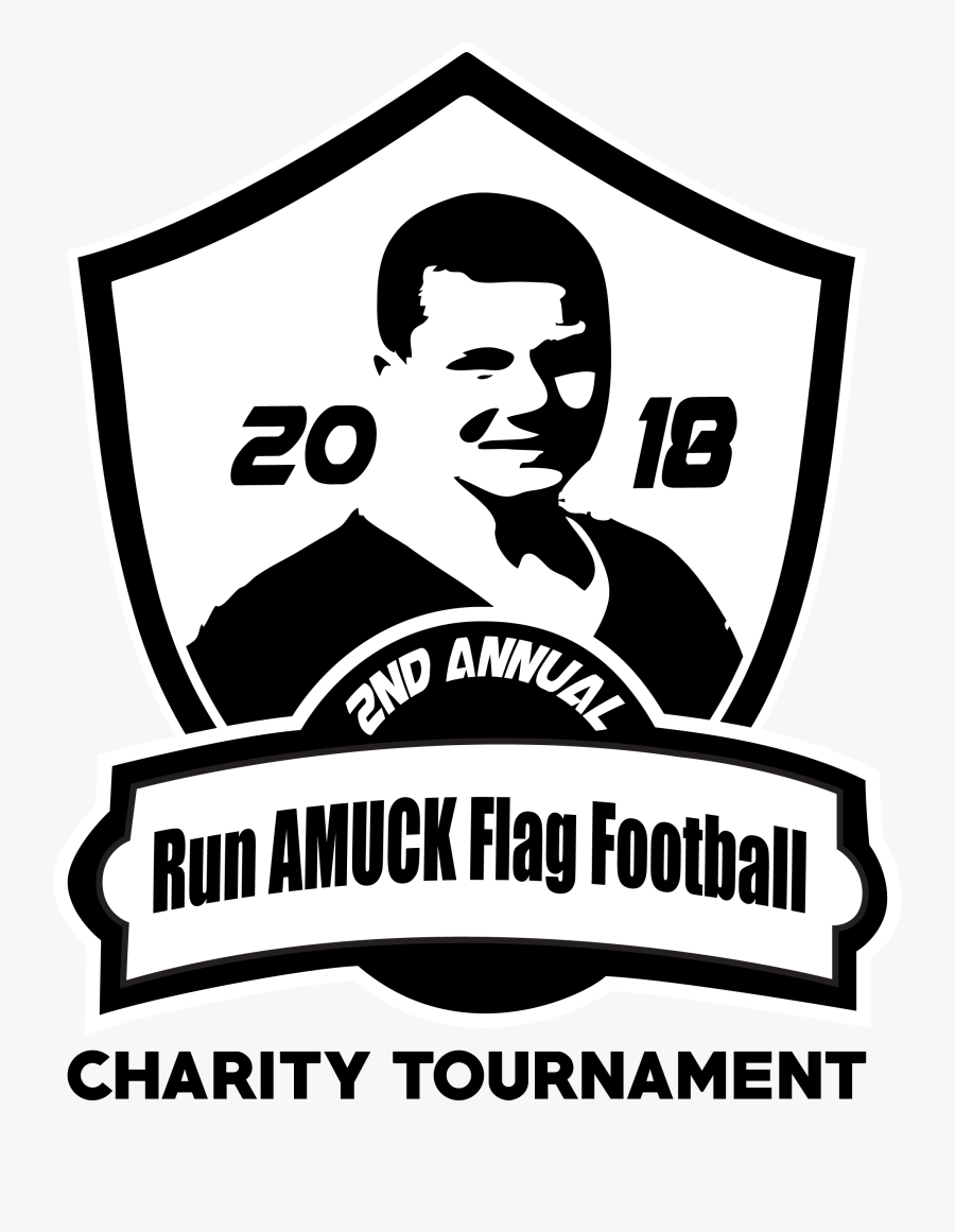 2nd Annual Run Amuck Flag Football Tournament Clipart - Poster, Transparent Clipart