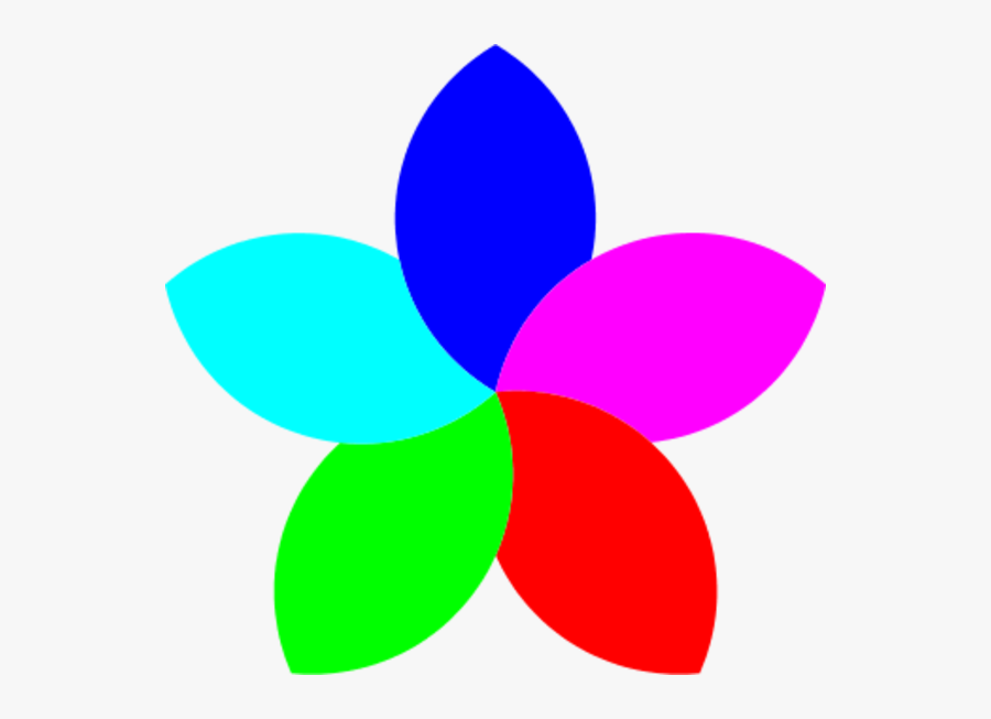 5 Petal Flower Clipart - White 5 Petal Flower Clipart, Transparent Clipart