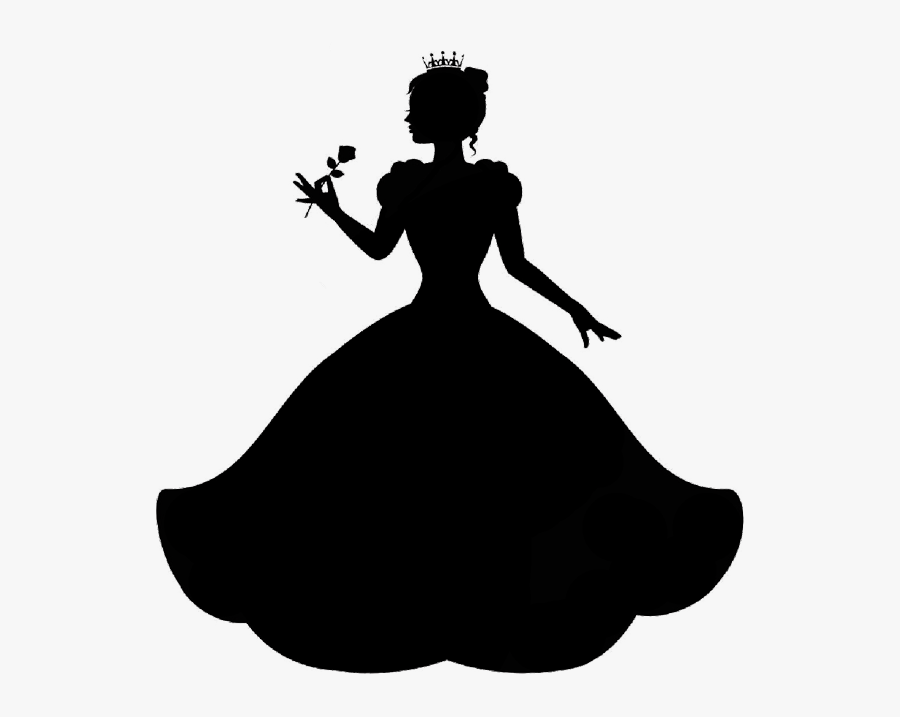 Silhouette Royalty Free Beauty - Pink Princess Silhouette Png , Free Transp...