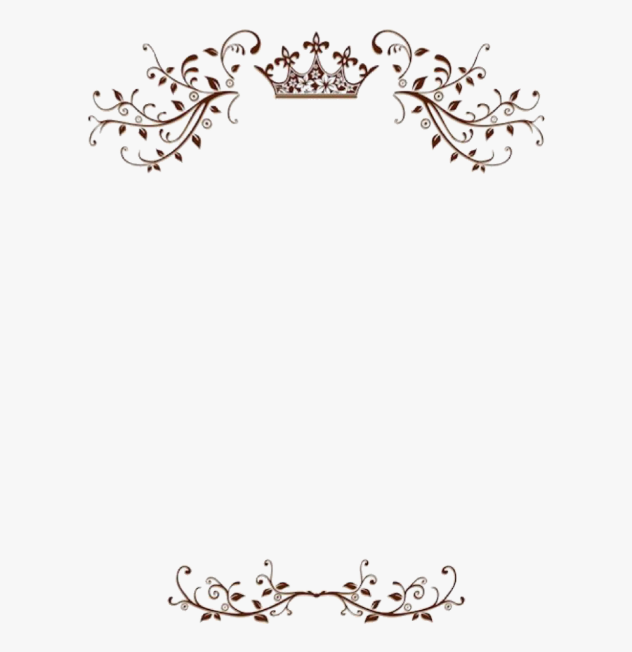 Transparent Quinceanera Crown Clipart - Wedding Invitation Border Png, Transparent Clipart