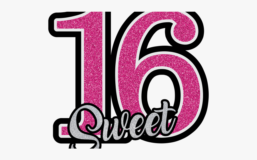 Sweet Sixteen Clipart - Sweet 16 Png, Transparent Clipart