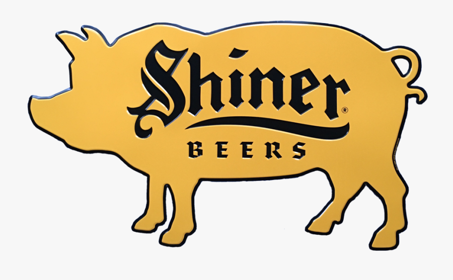 Shiner Beers Pork Bbq Die Cut Sign Shiner Store, Transparent Clipart