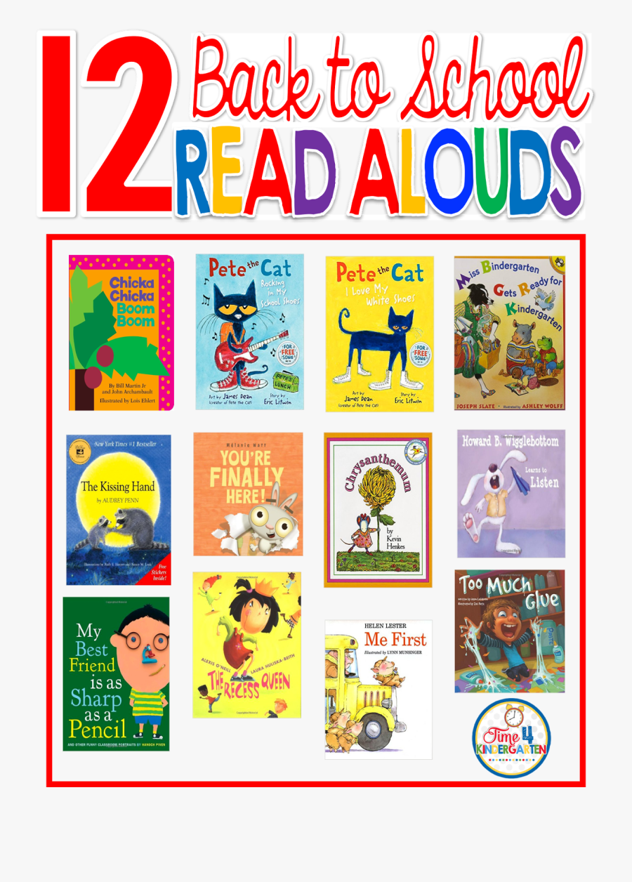 The Best Back To School Read Alouds For The First Day - Bindergarten Gets Ready For Kindergarten, Transparent Clipart