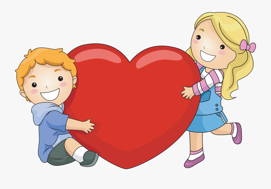 Shower Your Kids With Love - Boy And Girl Hugging, Transparent Clipart