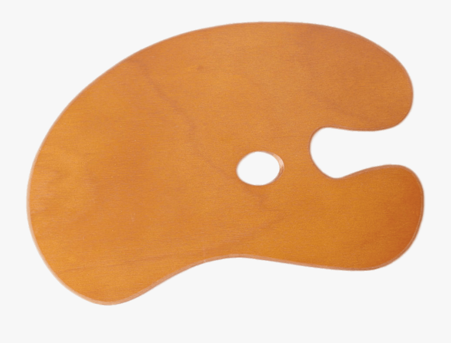 New Artists Palette - Plywood, Transparent Clipart