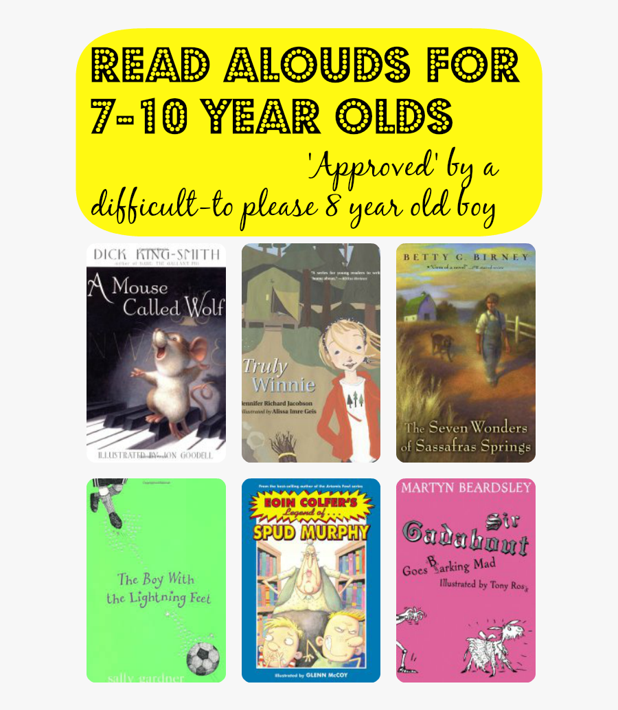 Great Books To Read Alouds To 7-10 Year Olds - Poster, Transparent Clipart