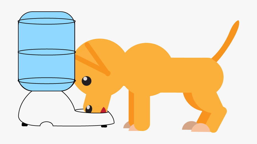 Dog Water Dispenser Clipart, Transparent Clipart
