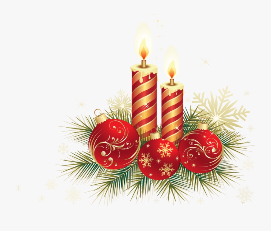 Transparent Christmas Candle Clipart - Christmas Ball Design Png, Transparent Clipart