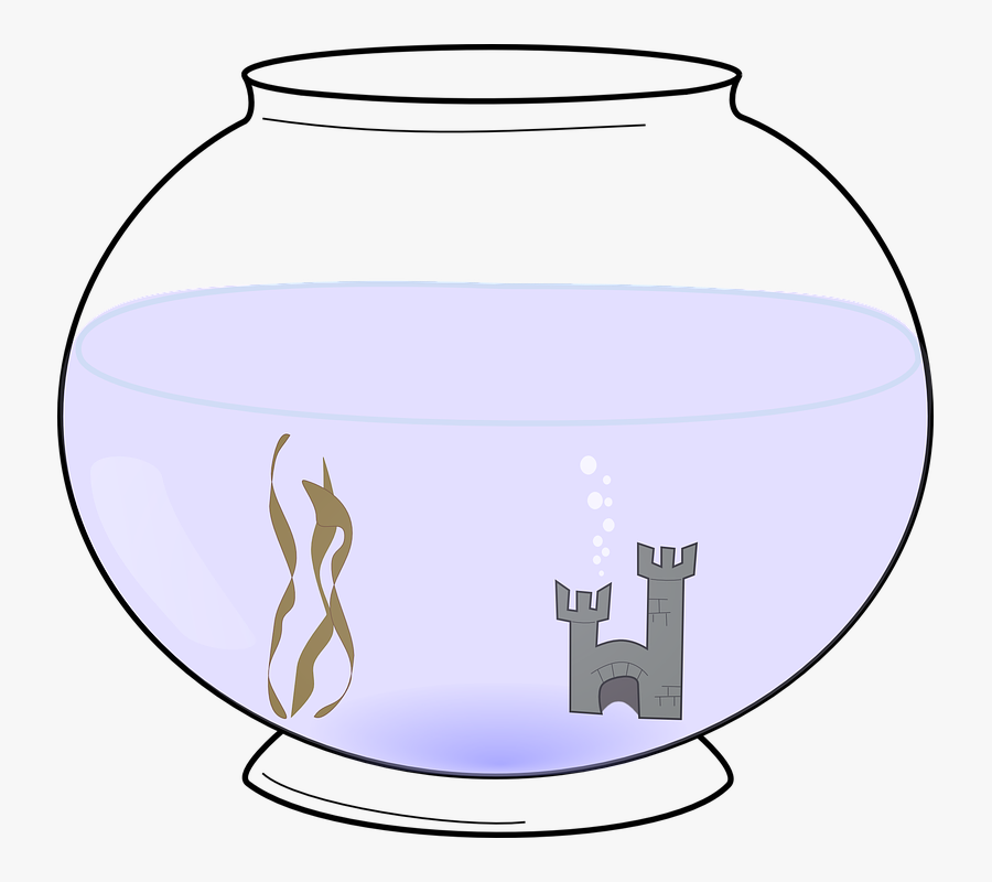 Transparent Fishbowl Png - Empty Fish Bowl Clipart Free, Transparent Clipart