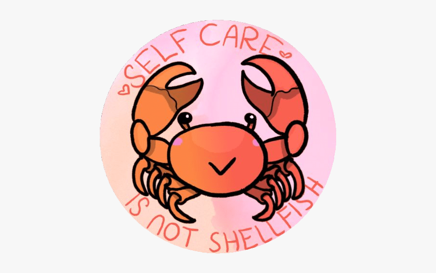 Self Care Is Not Shellfish Crab - Self Care Clipart, Transparent Clipart