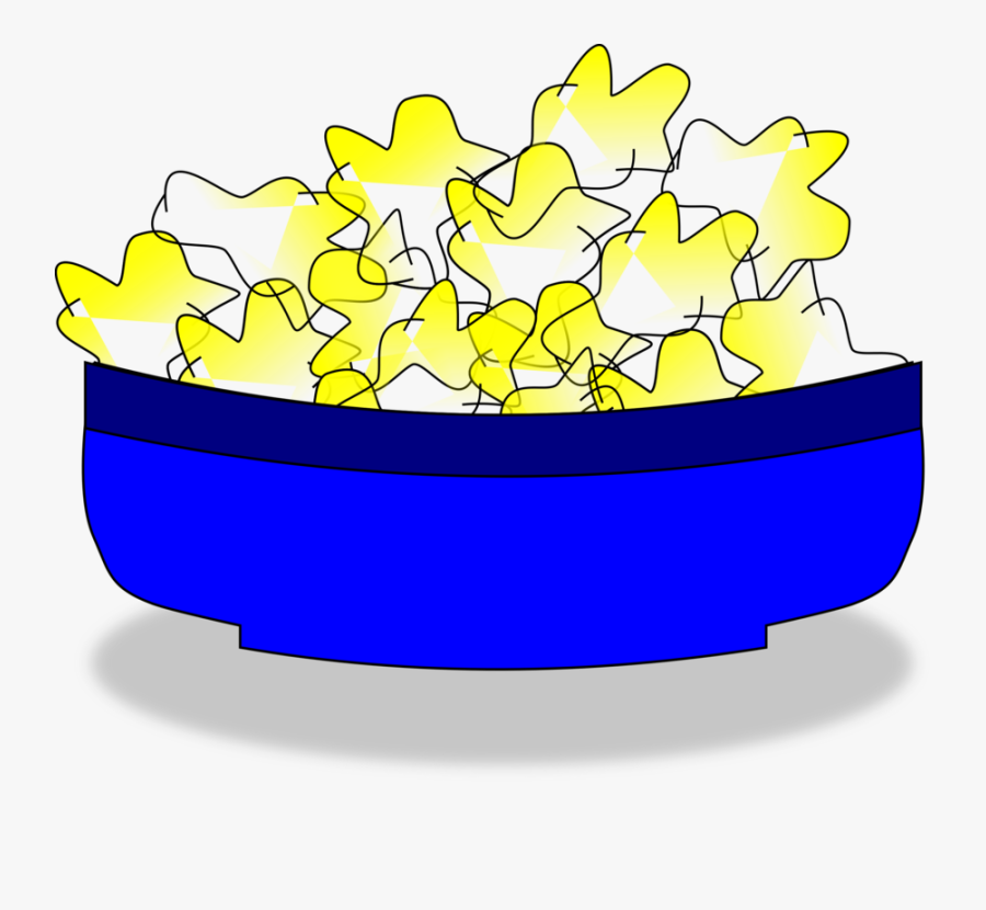 Popcorn Bowl Clipart - Bowl Of Popcorn Clipart, Transparent Clipart