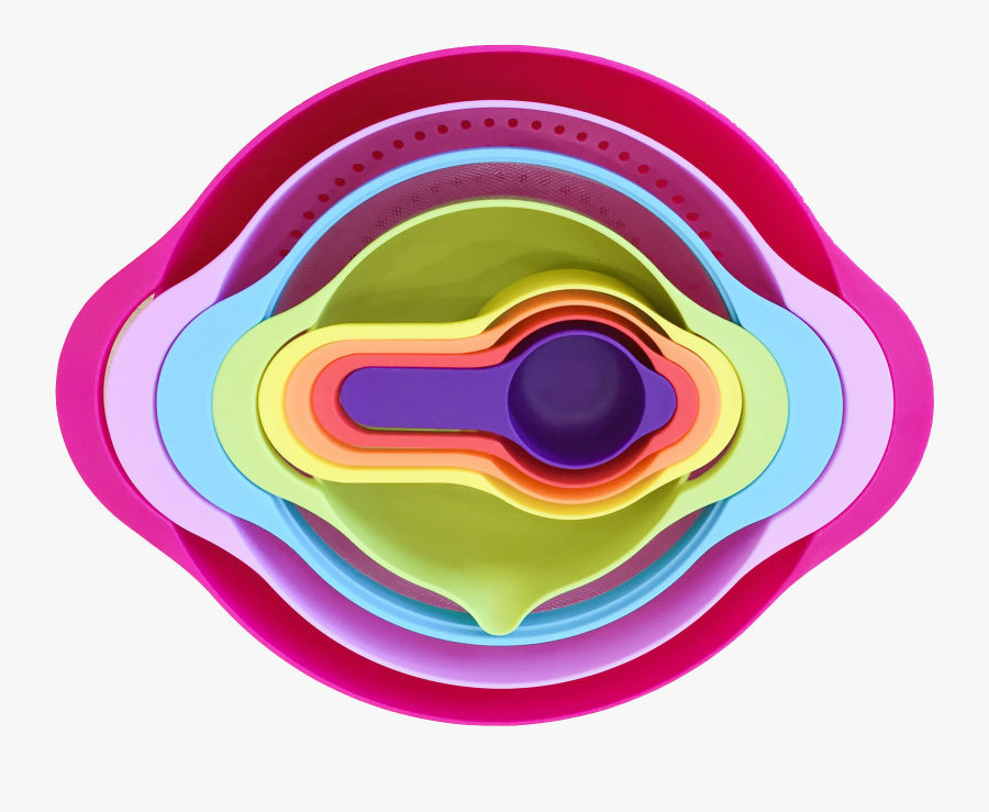 Sweet Colour Mixing Bowl Set Of - Graphic Design, Transparent Clipart