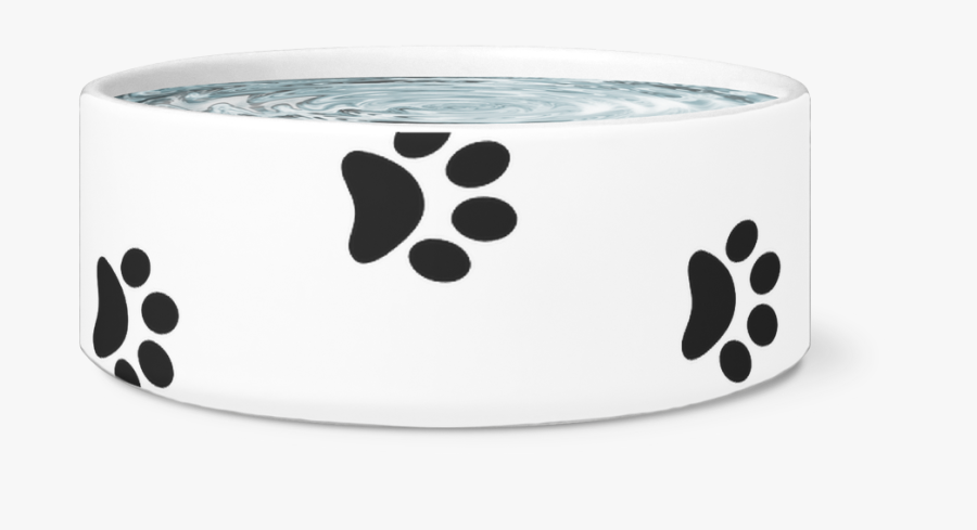 Load Image Into Gallery Viewer, Paw Print Dog Bowl - Circle, Transparent Clipart