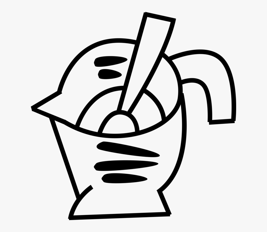 Vector Illustration Of Kitchen Utensil Mixing Bowl, Transparent Clipart