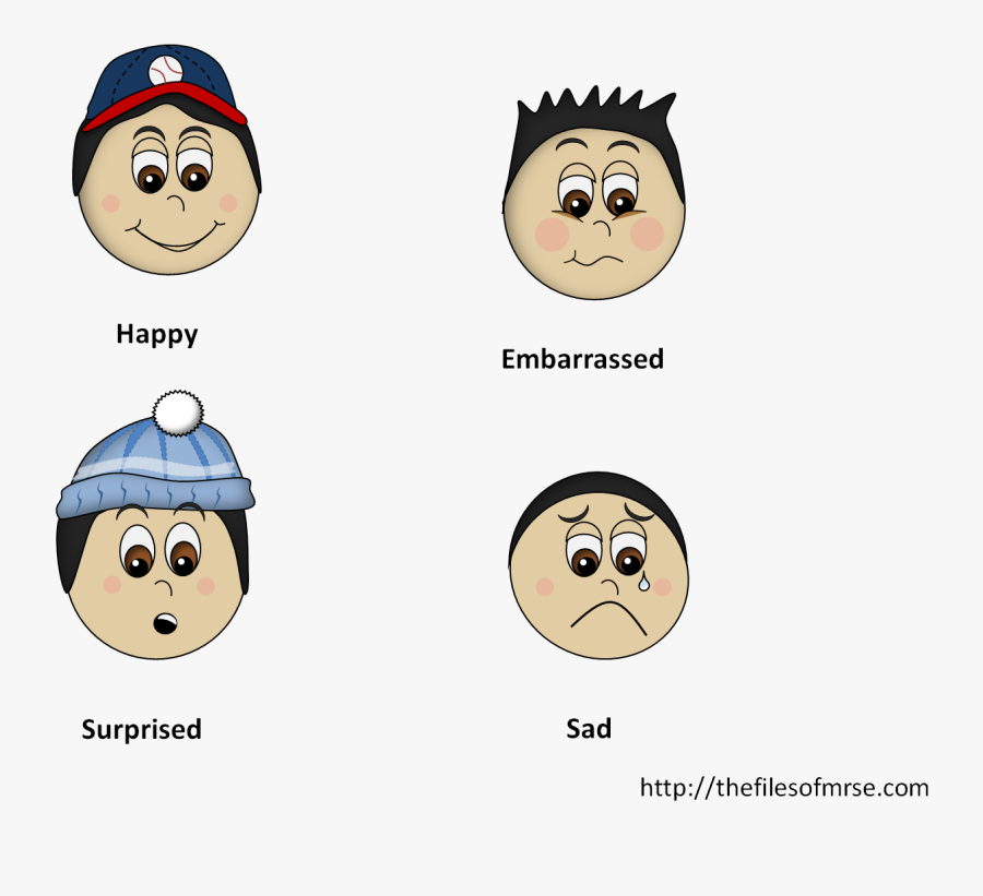 Boy Feeling Cards - Emotion, Transparent Clipart