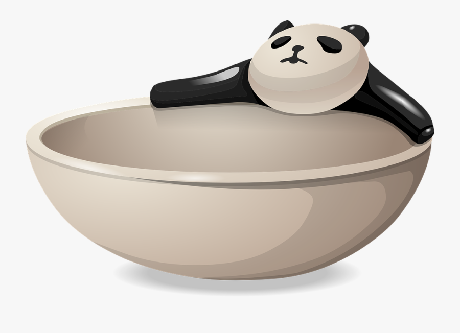 Transparent Mixing Bowl Clipart - จาน การ์ตูน, Transparent Clipart