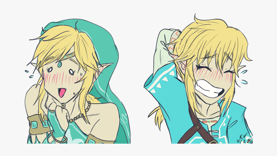 From The Embarrassed/blushing Expressions Meme By @deeppink-man - Link Blushing, Transparent Clipart
