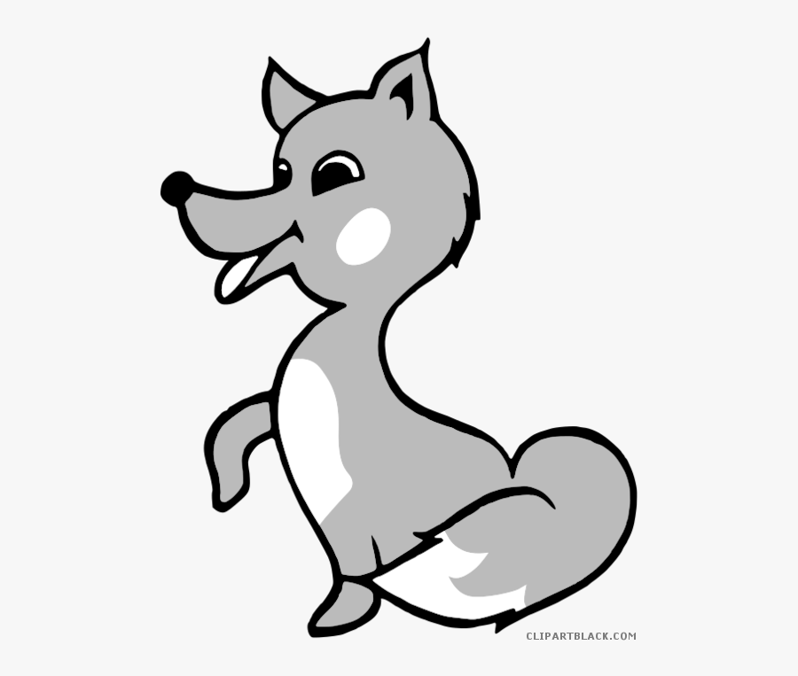 Running Fox Animal Free Black White Clipart Images - Malaysian Ministry Of Education, Transparent Clipart