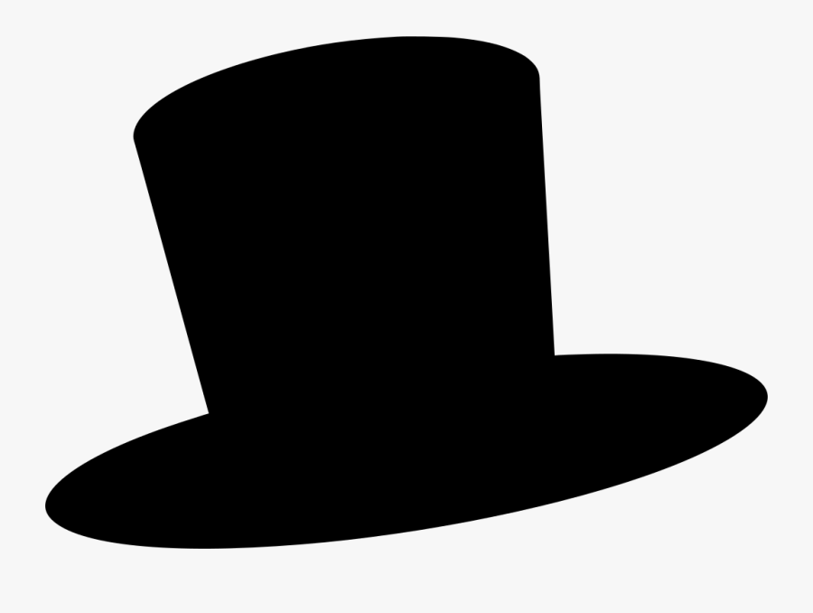 Transparent Top Hat Clipart - Black Top Hat Clip Art, Transparent Clipart