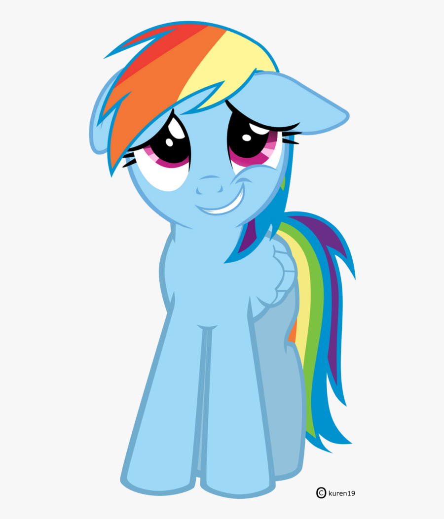 Transparent Embarrassed Png - Rainbow Dash Png, Transparent Clipart