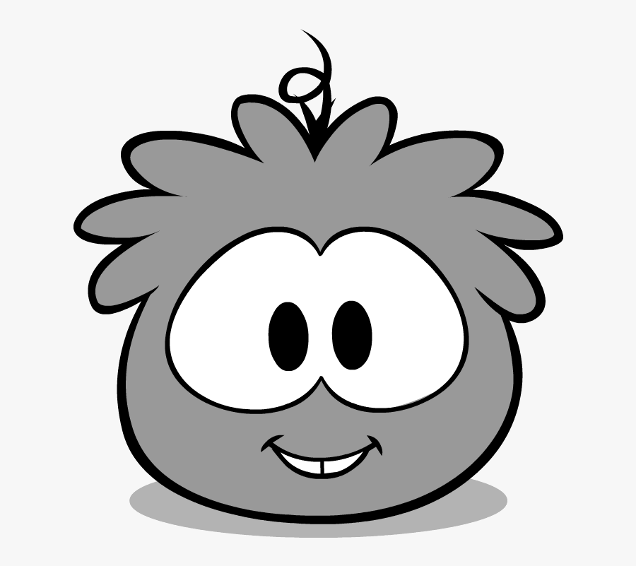 Top Hat Clipart Puffle - Club Penguin Grey Puffle, Transparent Clipart