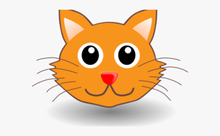 Kittens Clipart Face - Cat Face Clipart, Transparent Clipart