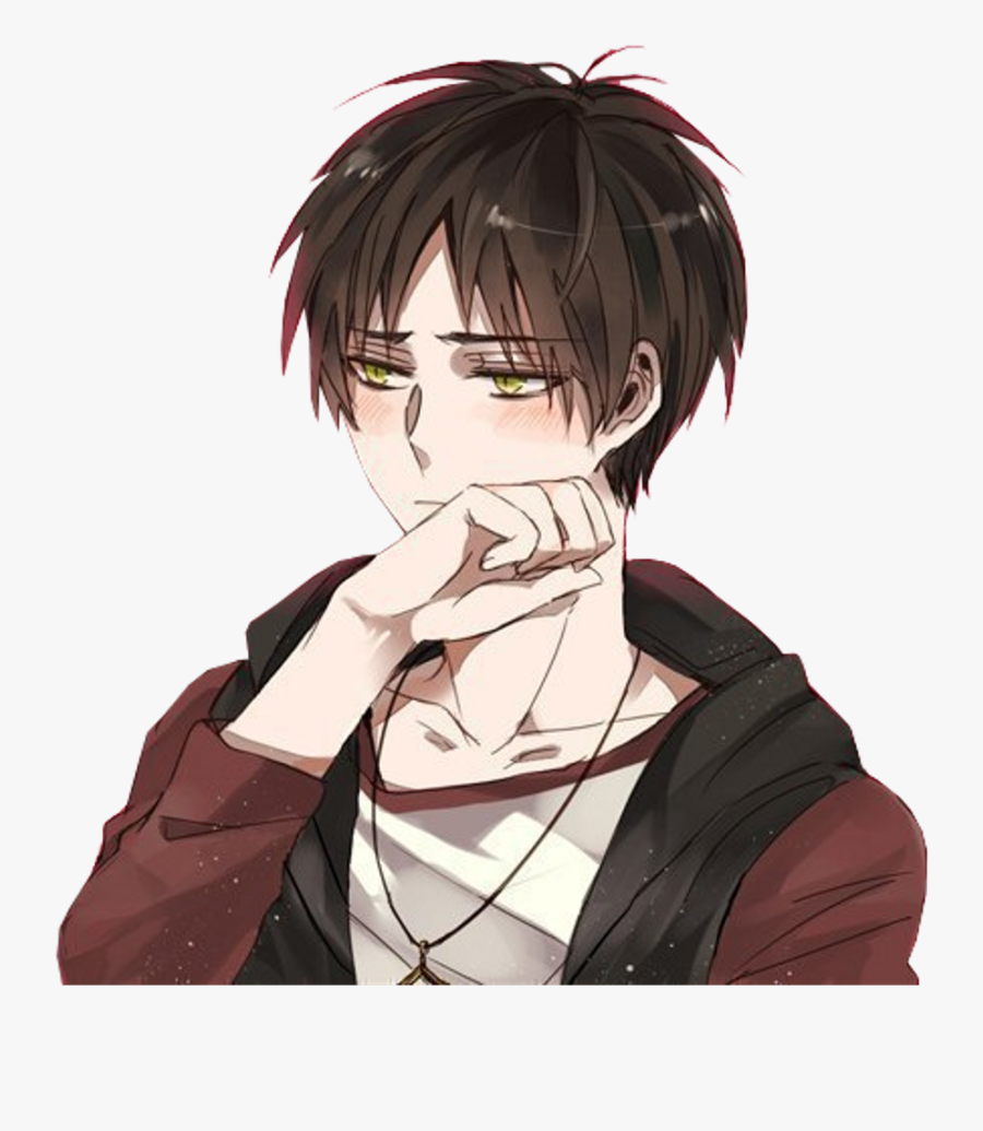 Sad Anime Face - Sad Boy Sticker Png, Transparent Clipart